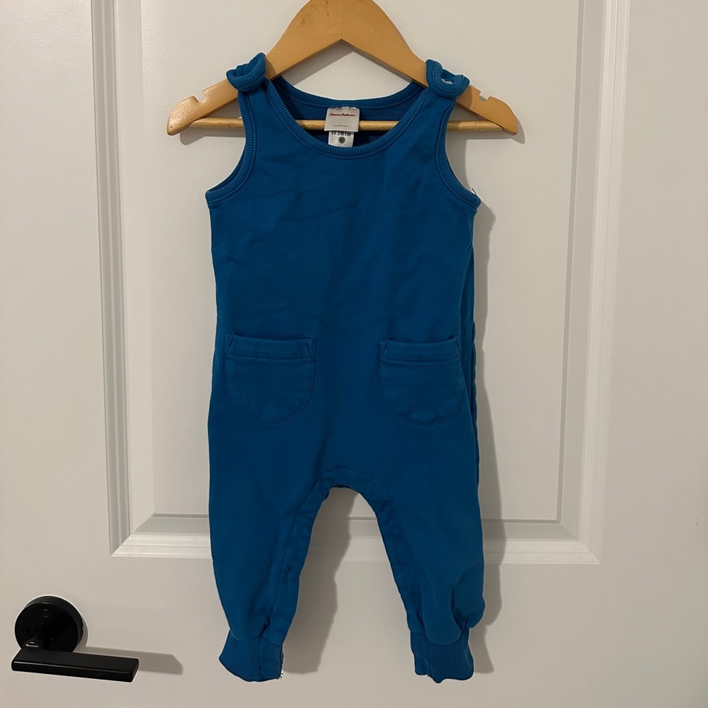 Hanna Andersson Vibrant Blue Kids Romper